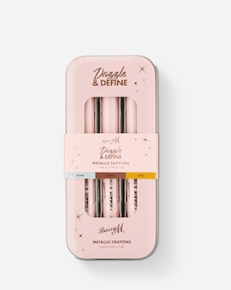 Barry M Dazzle &amp; Define Metallic Crayons- Metallic Neutrals