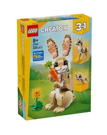 LEGO Creator 3in1 Cute Bunny Animal Playset 31162