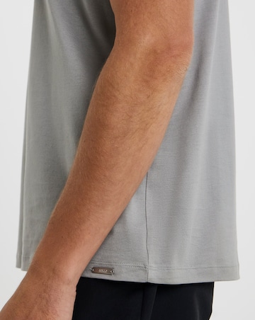 Folio Mercerised Supima Cotton T-Shirt-Grey