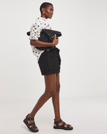 Contrast Broderie Shirt