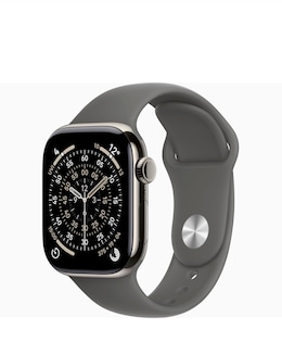 Apple Watch Series 11 GPS + Cellular 42mm - Stone Grey Sport Band - M/L