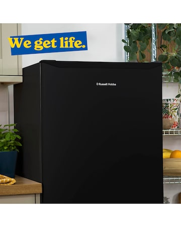 Russell Hobbs RH143LF552E1B Upright Freestanding Larder Fridge - Black