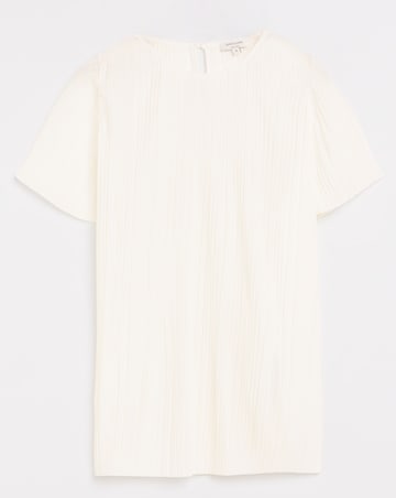 Pleated Short Sleeve Top