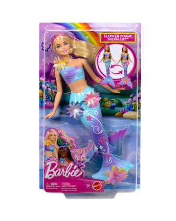 Barbie Flower Magic Mermaid Blonde Doll