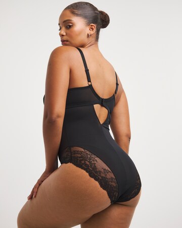 Panache Ana Non Pad Wired Bodysuit Black