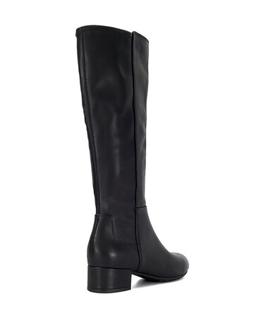 Dune Tayla Knee High Leather Boots Standard Fit