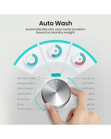 Hisense 3S Series WF3S8043BB3 WiFi-enabled 8kg 1400 Spin Washing Machine - Black