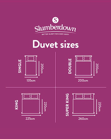 Slumberdown Feels Like Down 13.5 Tog Duvet