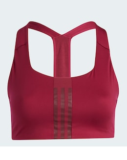 adidas 3 Stripe Train Medium Support Bra Plus Size