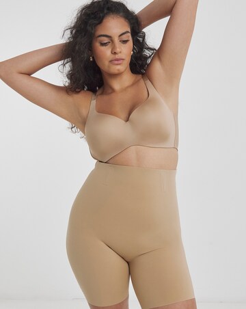 MAGISCULPT Medium Control Smooth & Sculpt Shapewear Thigh Shaper Almond