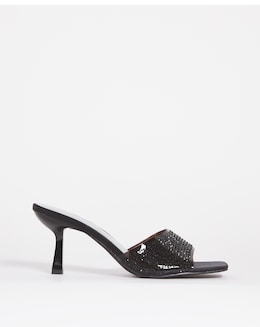 Joanna Hope Diamante Mule Sandal - Wide Fit (E)