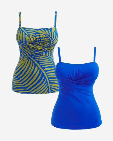 MAGISCULPT Firm Control 2 Pack Bandeau Tankini Tops