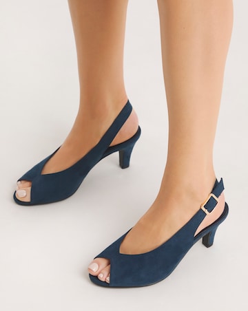 Scarlett Peep Toe Shoe Wide E Fit