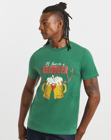 Christmas Reinbeer Graphic T-Shirt