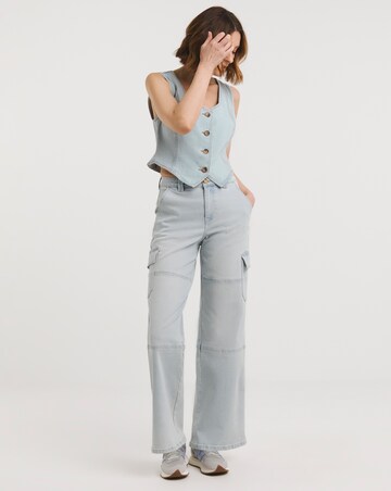 Light Blue Denim Waistcoat