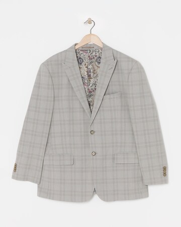Tailored Check Suit Blazer