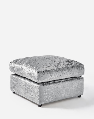 Chicago Crushed Velvet Footstool