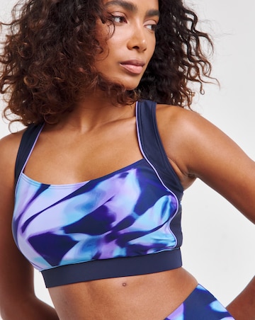 Sports Swim Crop Top