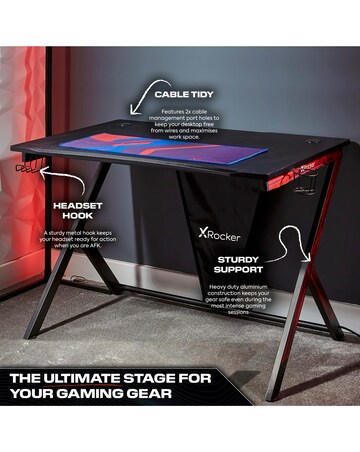 X Rocker Ocelot Gaming Desk