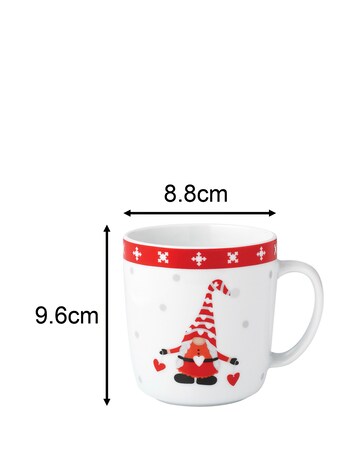 Waterside Set of 4 Nordic Gnome Mugs