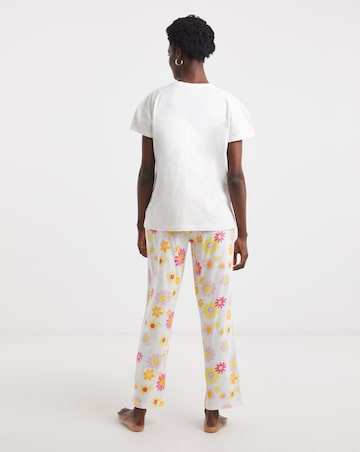 Smiley World Cotton Wide Leg Pyjama Set
