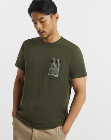 Snowdonia Crew Neck Graphic T-Shirt