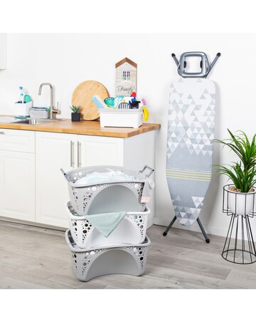 Minky Stackable Laundry Basket Set of 2