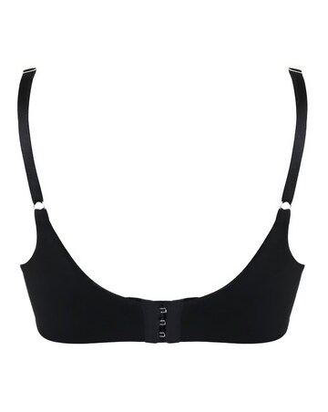 Pour Moi Viva Luxe Full Cup Wired Non Pad Side Support Bra Black