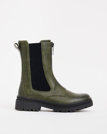 Heavenly Feet Aldina Zip Up Boot Wide E Fit