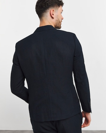 Seersucker Cotton Suit Jacket