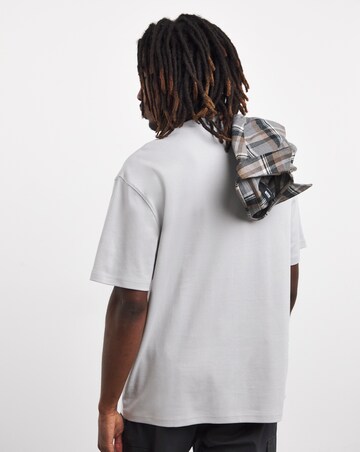 Relaxed Fit Interlock T-Shirt- Grey