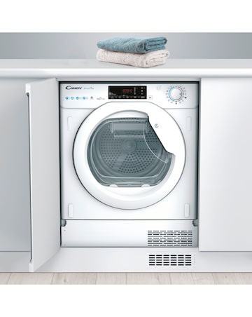 Candy Smart Pro BCTDH7A1TE-80 Integrated WiFi 7kg Heat Pump Dryer White Install