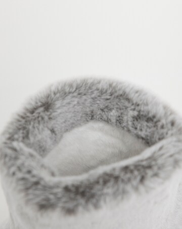 Lilo Fluffy Bootie Slippers - Wide Fit (E)