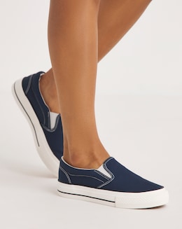 Nielson Slip On Chunky Sole Trainers - Extra Wide Fit (EEE)