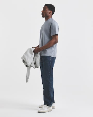 Loose Fit Stretch Jeans Darkwash