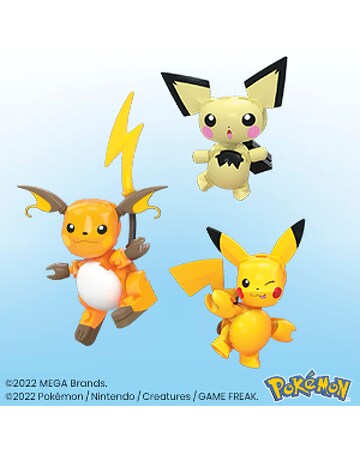 Mega Construx Pokemon Style Pikachu Evo Set