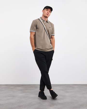BOSS Paddy Light Khaki Short Sleeve Polo