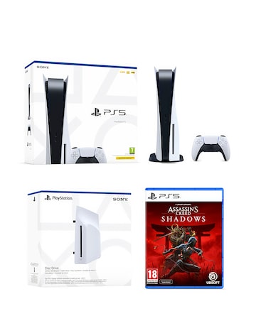 PlayStation 5 Pro, Disc Drive & Assassins Creed Shadows Bundle
