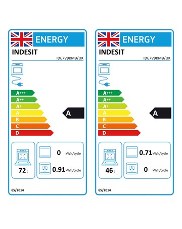 Indesit ID67V9KMB/UK Electric Double Cooker - Black