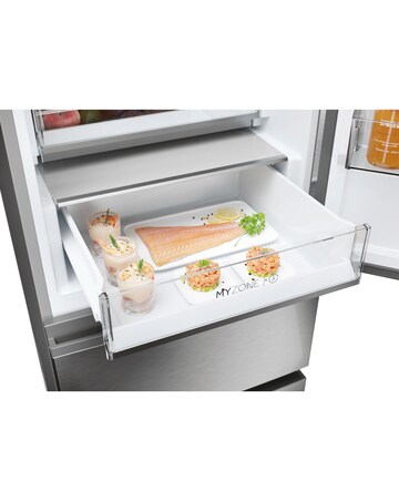 Haier HTW5618EWMG Combi Series 5 Water Dispenser Fridge Freezer - Inox