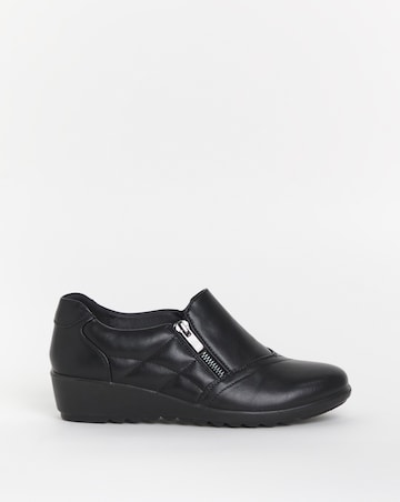Cushion Walk Side Zip Shoe E Fit