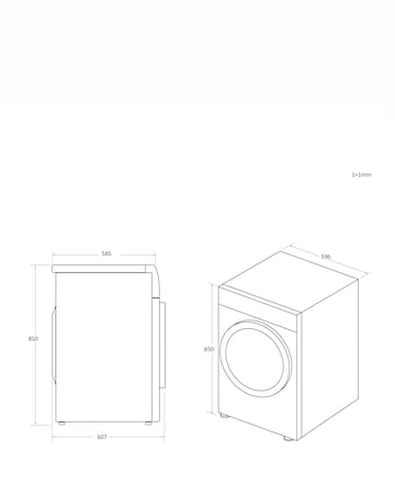 Hoover H-Dry 300 HLEC8LGB-80 8kg Condenser Tumble Dryer Black + Install