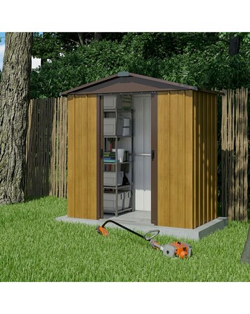 Yardmaster 6x4.5ft Wood Effect Shed