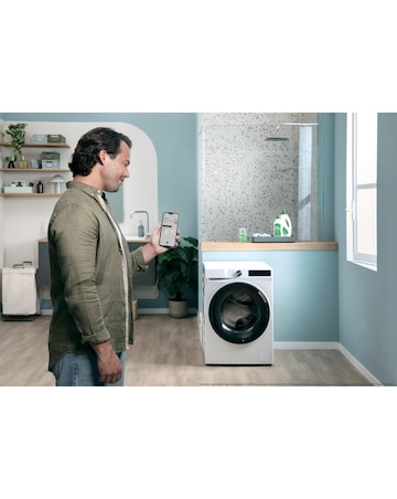 Hoover Pro Wash HBR 410BL8-80 10kg Washing Machine - 1400rpm - White + Install