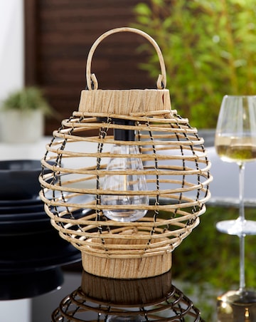 Natural Rattan Lantern