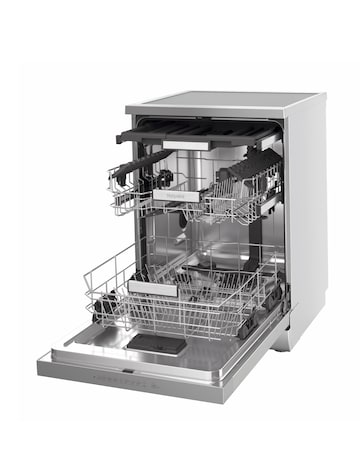 Hotpoint Maxi Space H7F HP43 X UK Full Size Dishwasher 15 Place Settings Silver