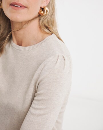 Oatmeal Crew Neck Jumper