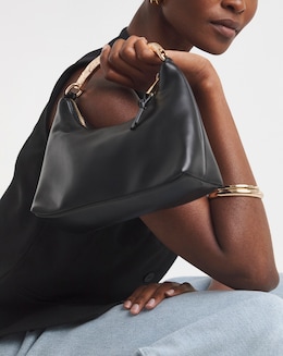 Gold Handle Occasion Bag