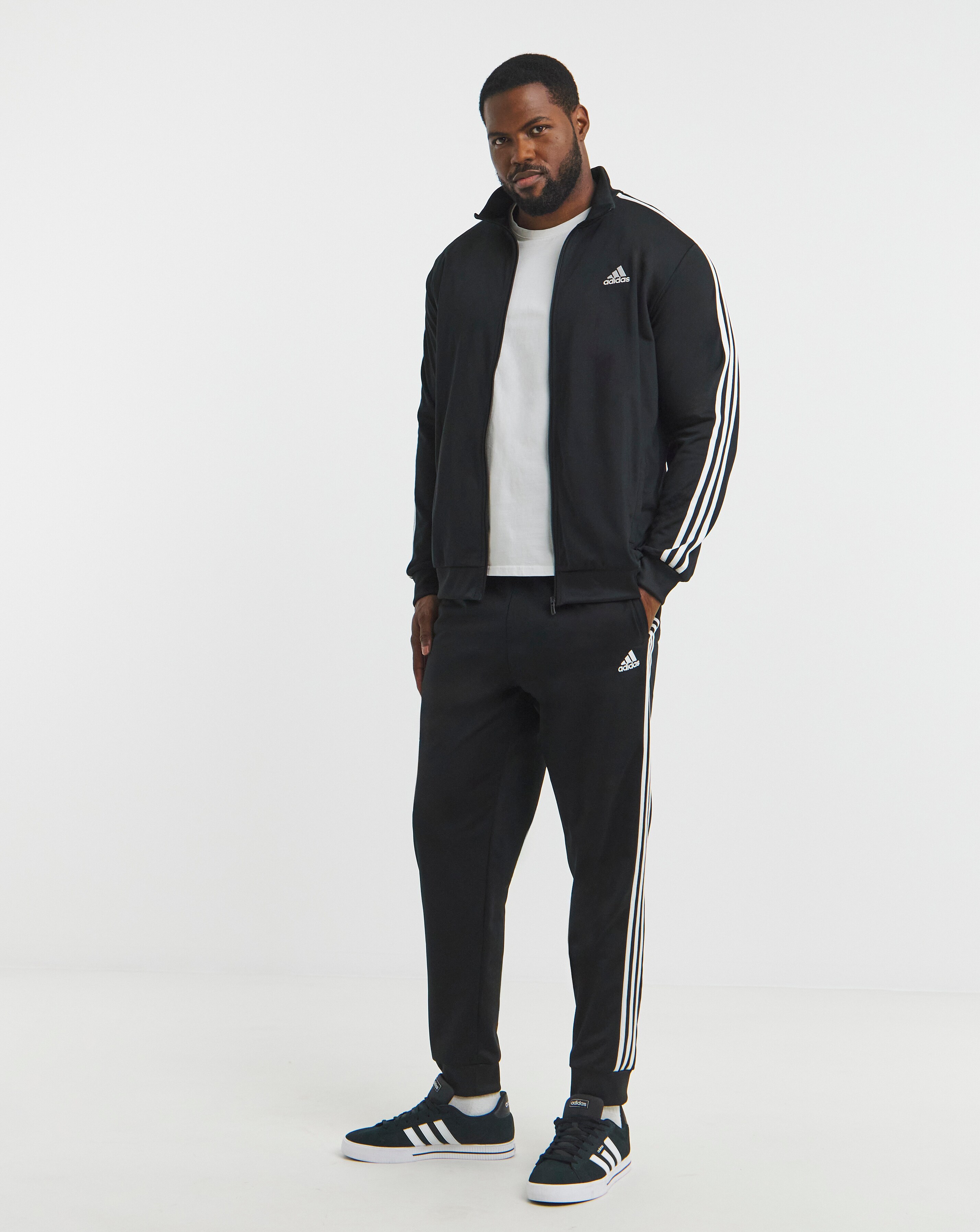 adidas 3 Stripes Tricot Tracksuit | Premier Man