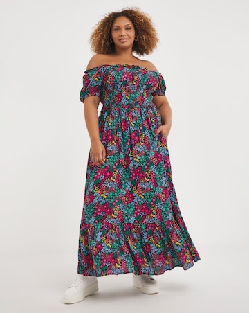 Joe Browns Serena Shirred Boho Maxi Dress
